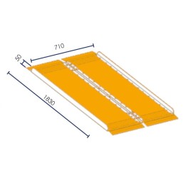 RAMPE ALU PLIANTE 1 83 M 300 KG