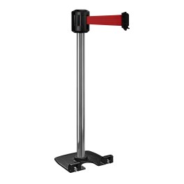Poteau de guidage extérieur à sangle premium base lestée