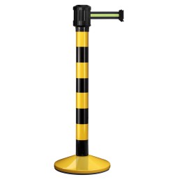 Poteau de guidage extérieur à sangle premium base lestée