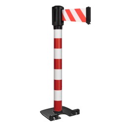 Poteau de guidage extérieur à sangle premium base lestée