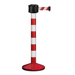 Poteau de guidage extérieur à sangle premium base lestée