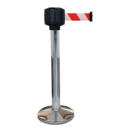 Poteau de guidage extérieur à sangle premium base lestée