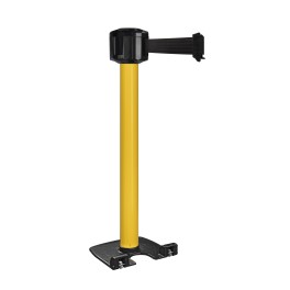 Poteau de guidage extérieur à sangle premium base lestée