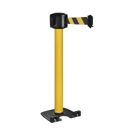 Poteau de guidage extérieur à sangle premium base lestée