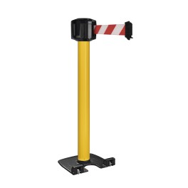 Poteau de guidage extérieur à sangle premium base lestée