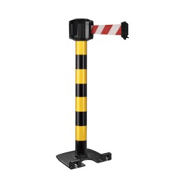 Poteau de guidage extérieur à sangle premium base lestée