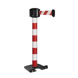 Poteau de guidage extérieur à sangle premium base lestée