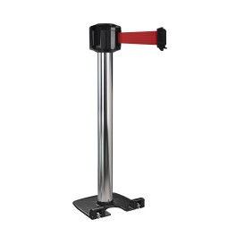 Poteau de guidage extérieur à sangle premium base lestée