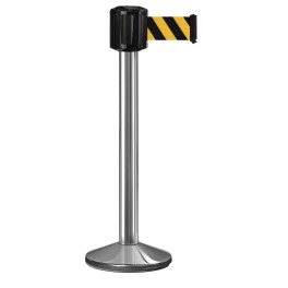 Poteau de guidage extérieur à sangle premium base lestée