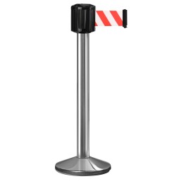 Poteau de guidage extérieur à sangle premium base lestée