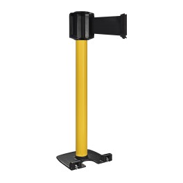 Poteau de guidage extérieur à sangle premium base lestée