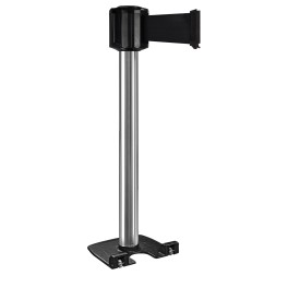 Poteau de guidage extérieur à sangle premium base lestée