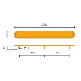 Tactile paving strip