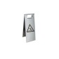 Stainless steel danger warning stand