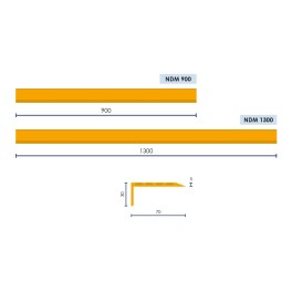 Antislip aluminium trapneus