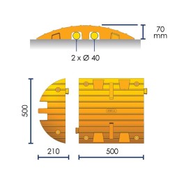 Heavy-Duty Speed Bump HD Series