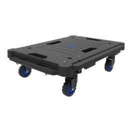 Plateau roulant avec roues repliables