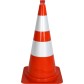 Marking cone with reflective band