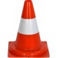 Marking cone with reflective band