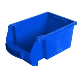 Nestable and stackable bin with a capacity ranging from 1L to 28L