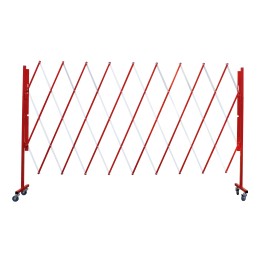 BARRIÈRE  EXTENSIBLE EN ACIER   H 1,60 M X 3M