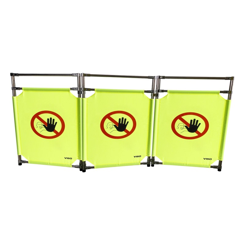 Barrière d'intervention inox 1000 mm