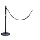 Steel post extension with 2m chain