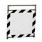 Barrière d'intervention inox 1000 mm