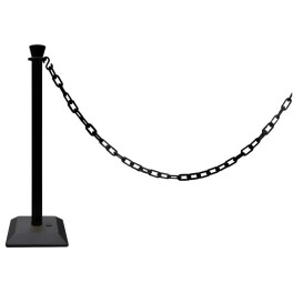 Plastic marking post with chain