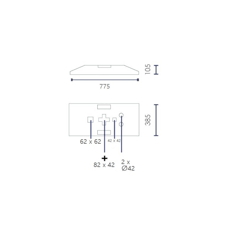Heavy-duty construction base 25 kg
