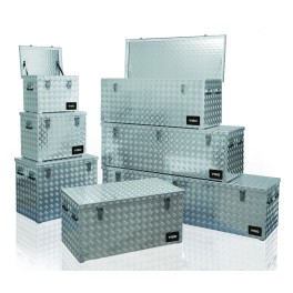 Heavy duty aluminium crate