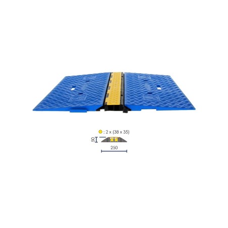 2-channel cable protector...