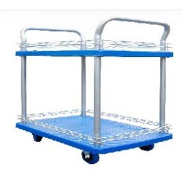 Double tray trolley