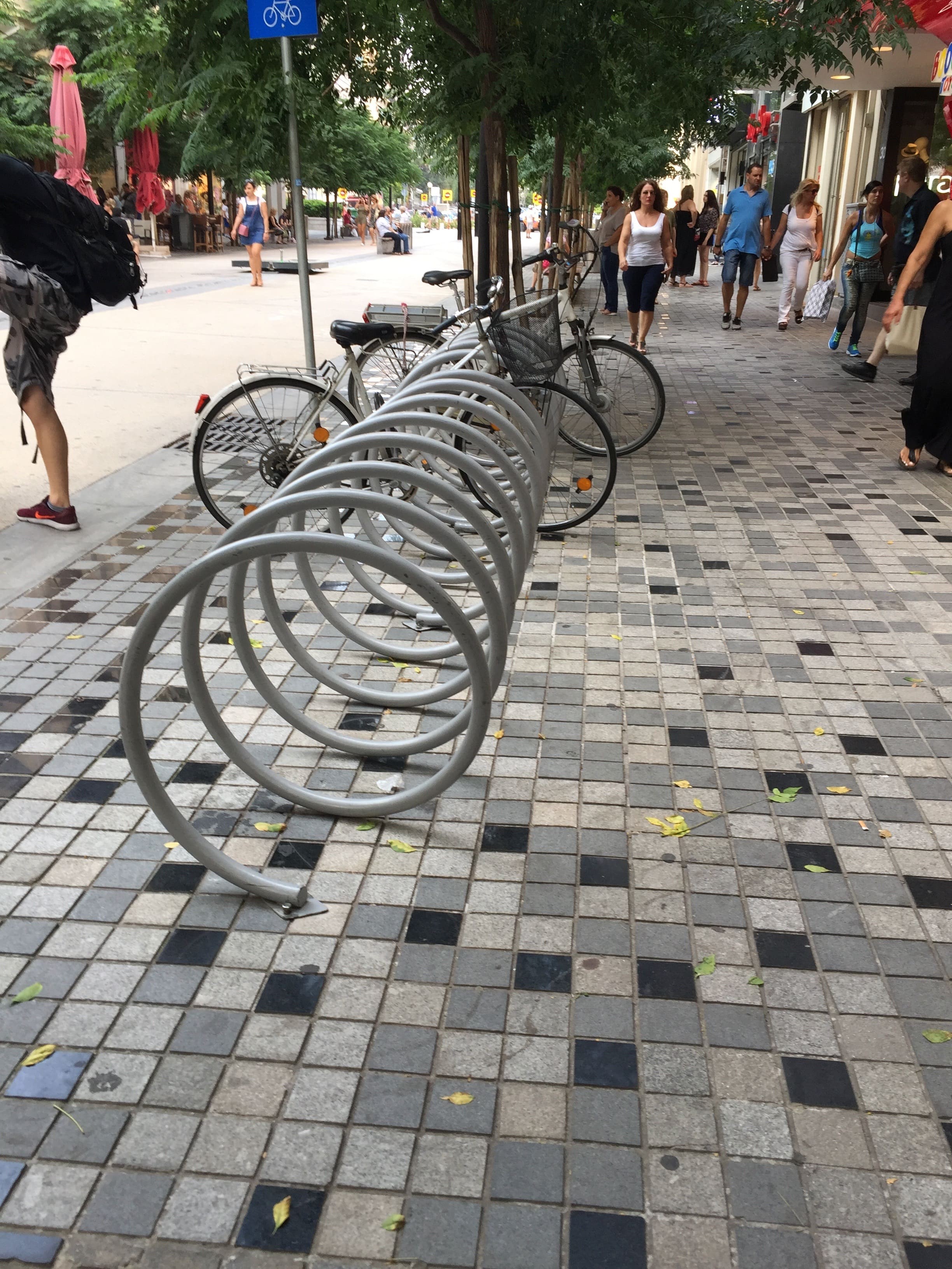 Support cycle spirale special petits velos