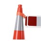 Extendable barrier with ties