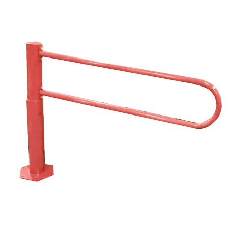 Barrière pivotante rouge
