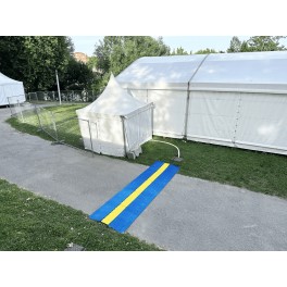 3-Channel Cable Protector ø 58x52 mm – with PRM Ramp