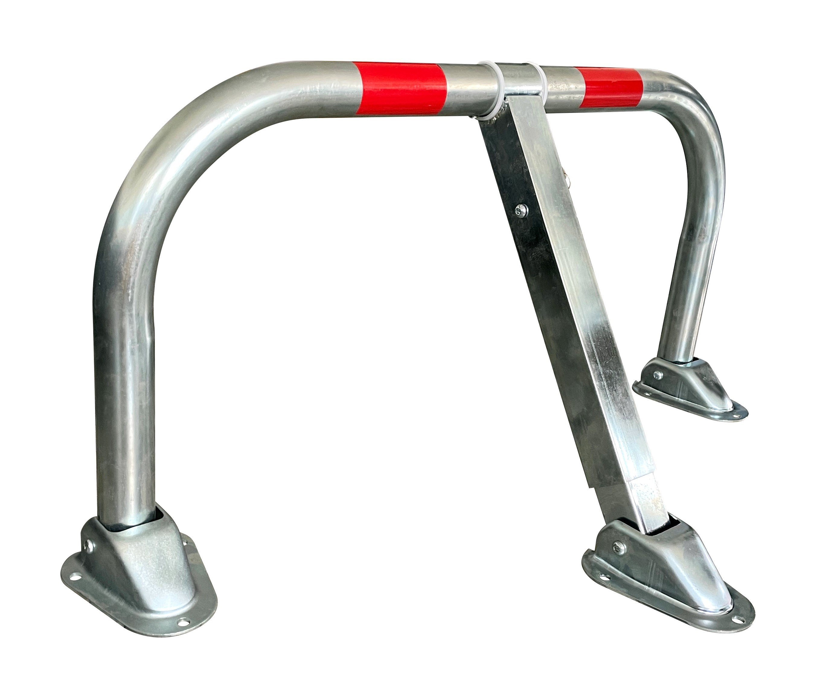 Parking hoop with 2 key lock