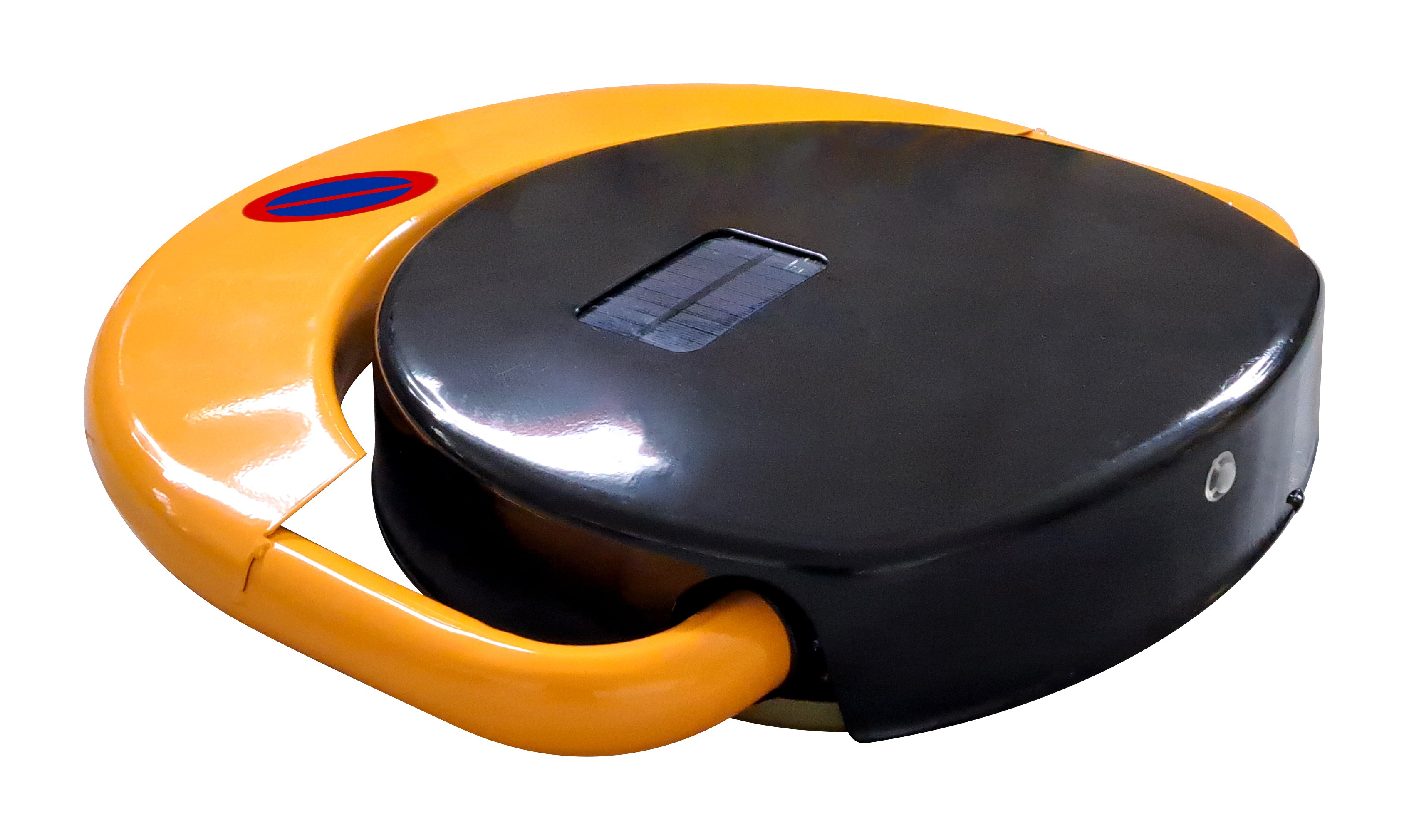 Automatic parking solar bollard