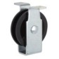 Screw-on plate pulley