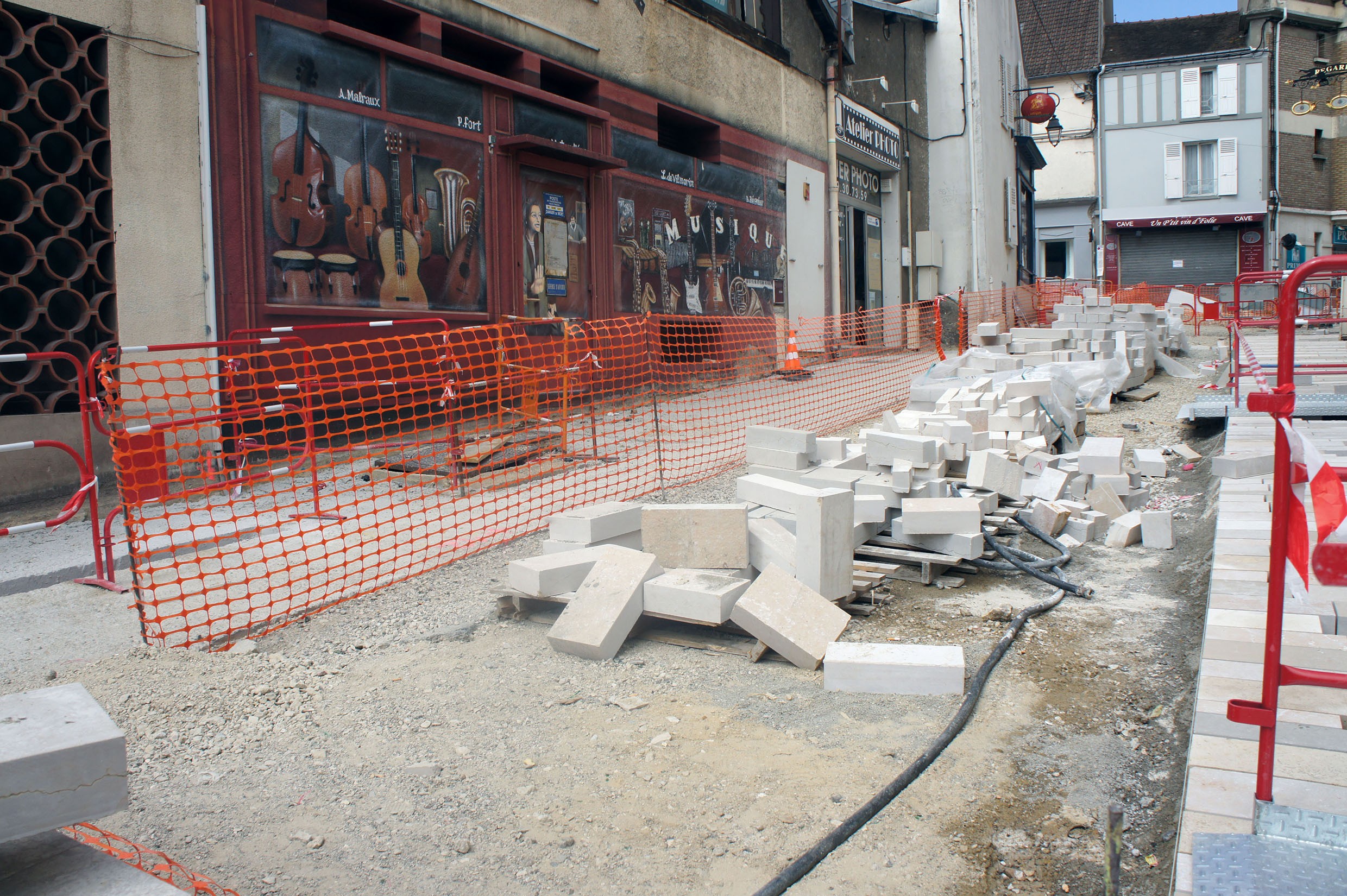 Grillage de chantier