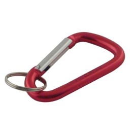 Mousqueton porte-clés aluminium