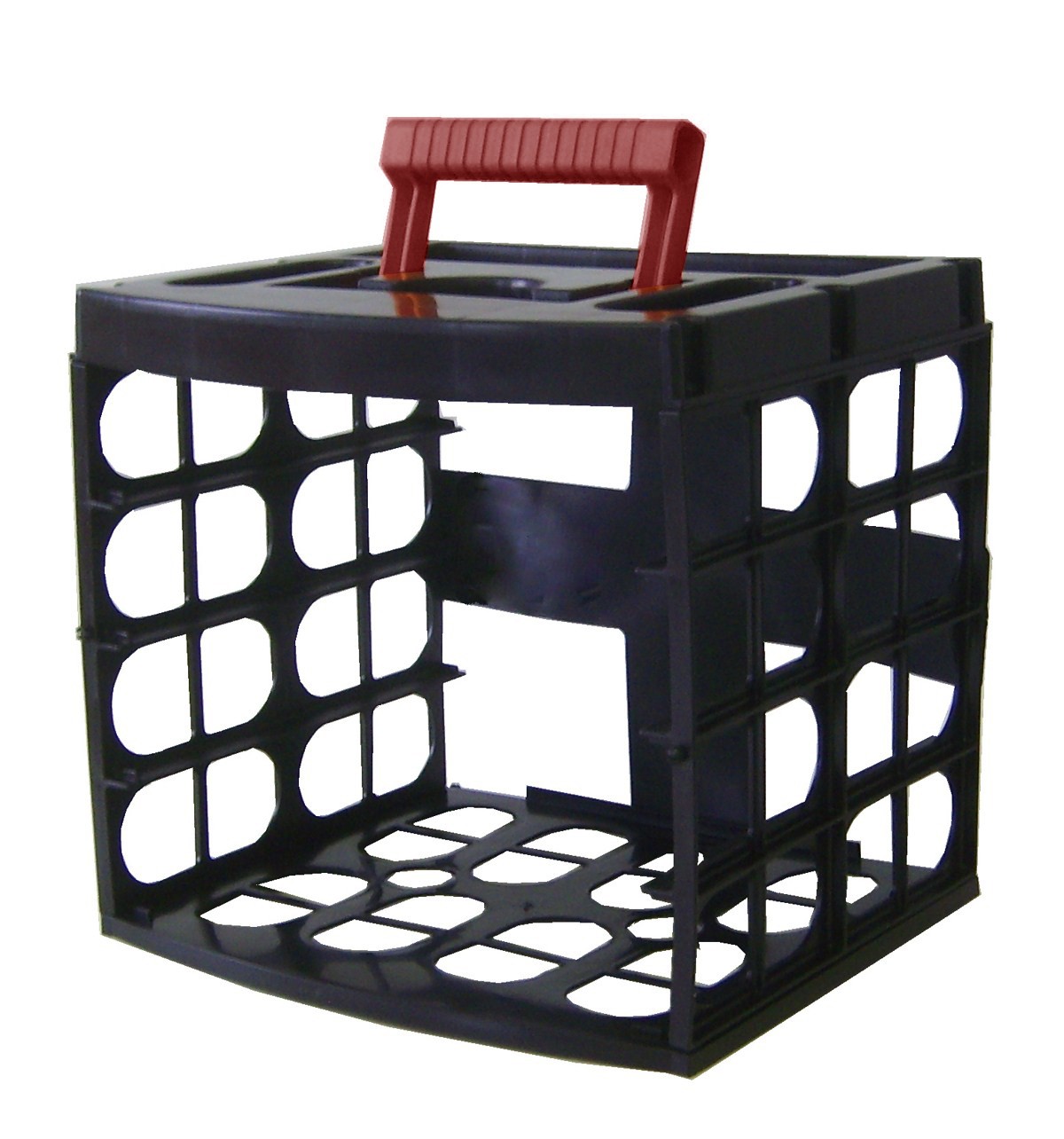 Transport case with 4 bucket-style cases