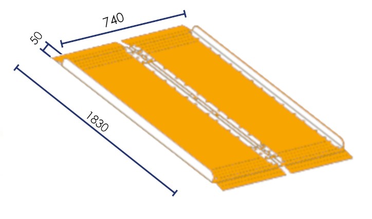 Portable PMR (Persons with Reduced Mobility) ramp