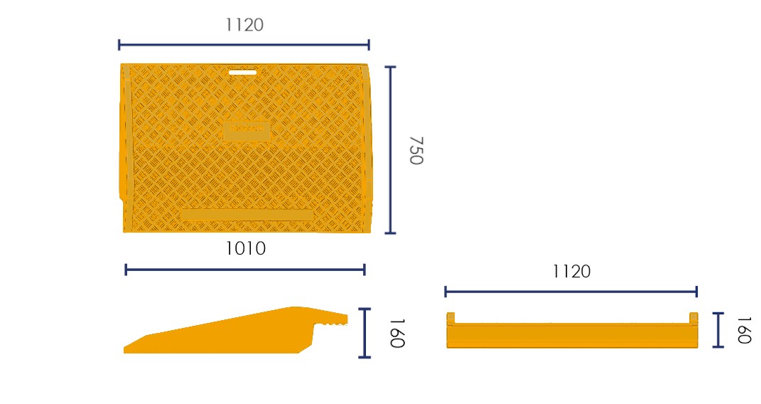 Portable wheelchair access ramp