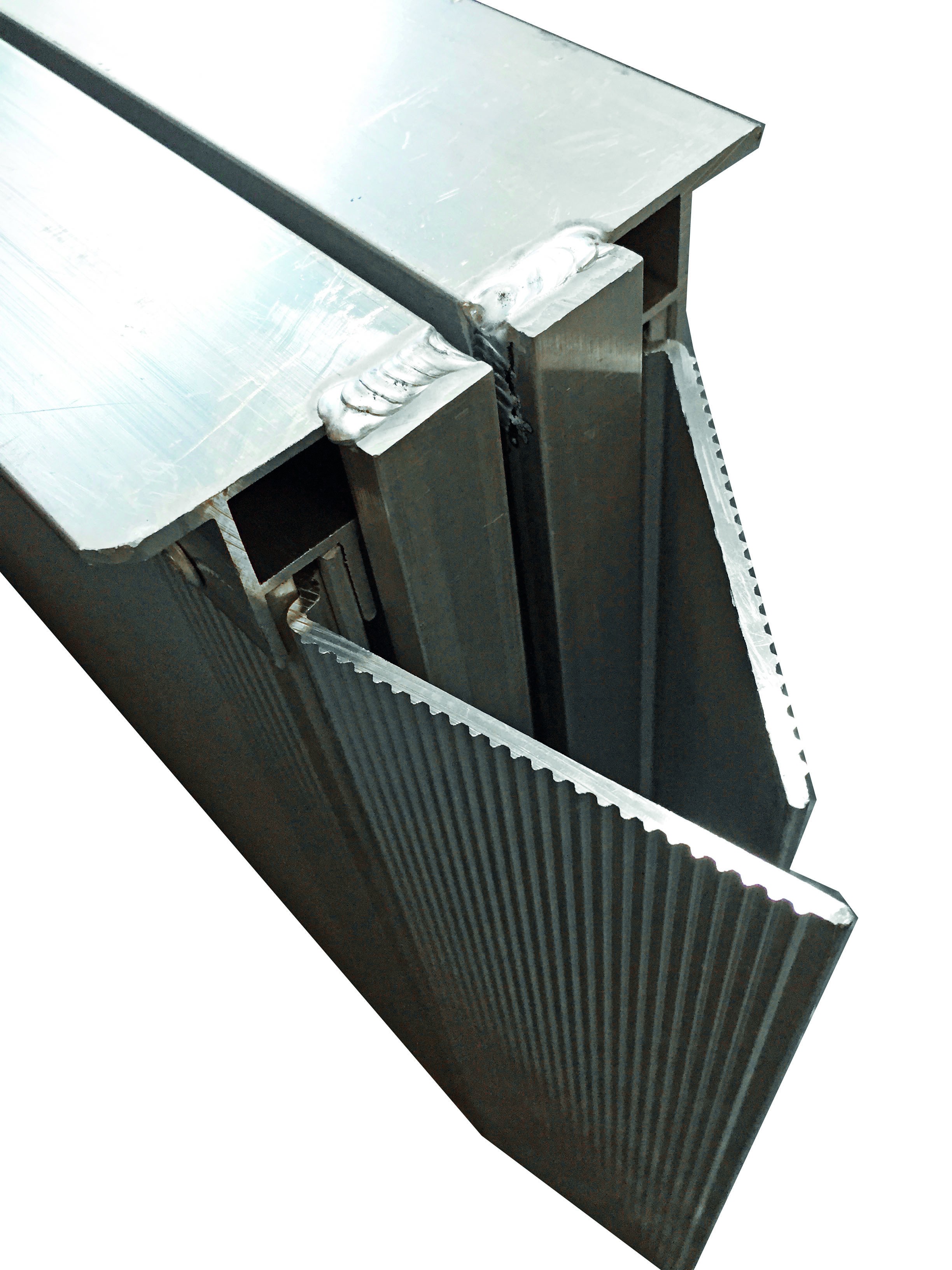 Rampe PMR pliante en aluminium 1.2 m - 300 kg