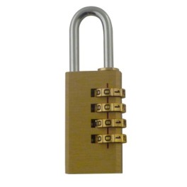 Cadenas laiton combinaison 4 chiffres