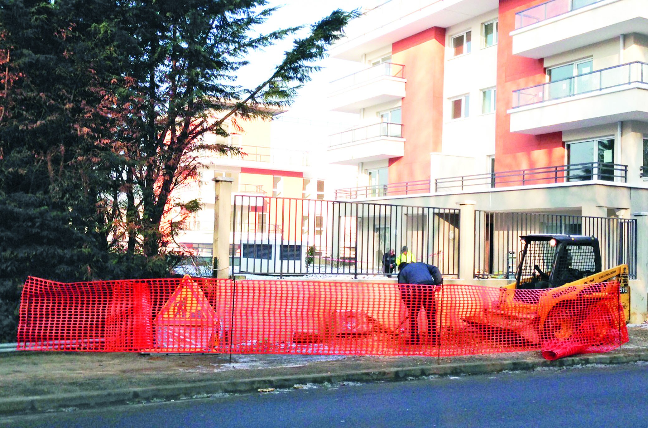 Grillage de chantier