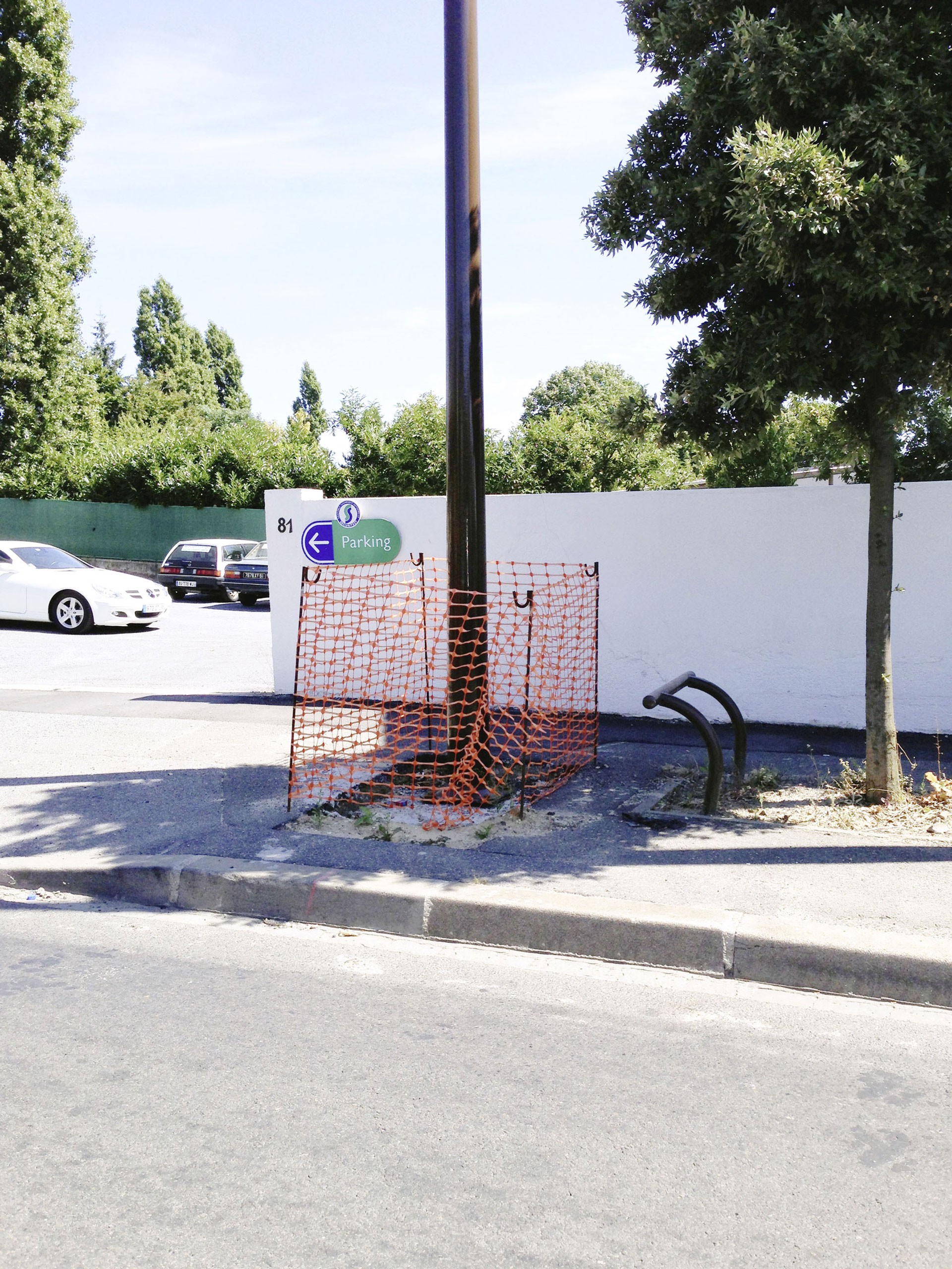 Grillage de chantier