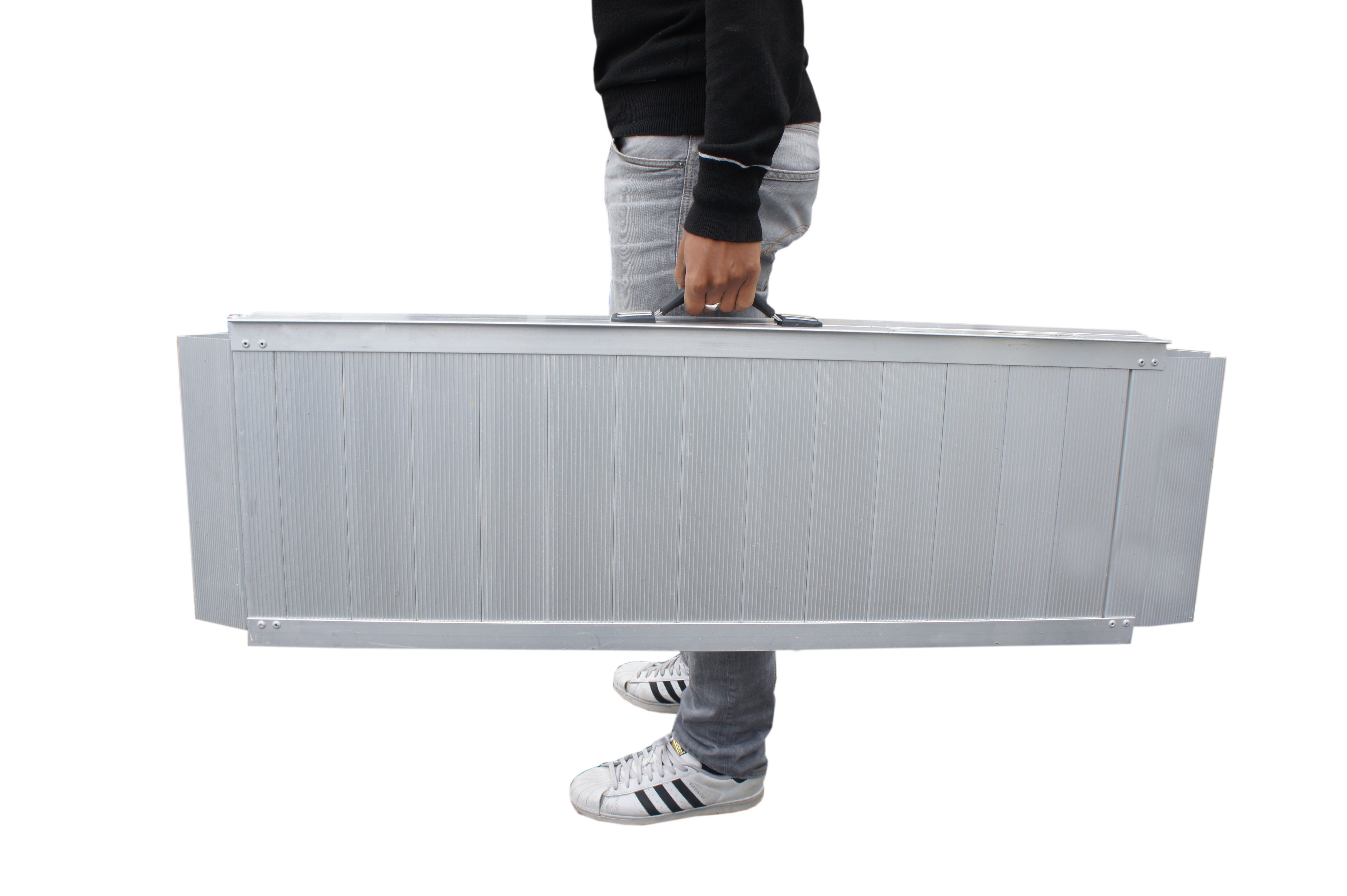 Rampe PMR pliante en aluminium 1.2 m - 300 kg